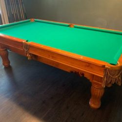 8’ Brunswick Dominion Slate Pool Table